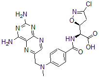 CAS#: 108743-20-0, (2S)-2-[(5S)-3-Chloro-4,5-Dihydro-1,2-Oxazol-5-Yl]-2-[[4-[(2,4-Diaminopteridin-6-Yl)Methyl-Methylamino]Benzoyl]Amino]Acetic Acid