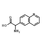 CAS 登录号：108763-20-8， 氨基(6-喹啉基)乙酸
