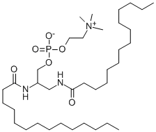 CAS#: 108861-07-0, 2,3-Bis(Tetradecanoylamino)Propyl 2-Trimethylazaniumylethyl Phosphate