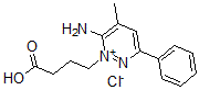 CAS#: 108894-41-3, 4-(6-Amino-5-Methyl-3-Phenylpyridazin-1-Ium-1-Yl)Butanoic Acid Chloride