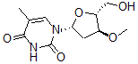 CAS 登录号：108895-42-7， 1-[(2R,4S,5R)-5-(羟基甲基)-4-甲氧基四氢呋喃-2-基]-5-甲基嘧啶-2,4-二酮