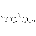 CAS#: 108897-14-9, 3-(4-Methoxybenzoyl)Phenyl Acetate
