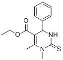 CAS 登录号:108958-81-2, (4R)-1,6-二甲基-4-苯基-2-硫代-3,4-二氢嘧啶-5-羧酸乙酯