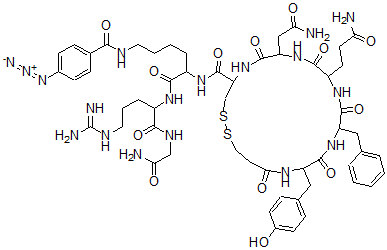 CAS#: 109064-94-0, 1-Desamino-(4-Azidobenzoyl)Lys(7)-Arg(8)-Vasotocin