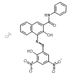 CAS#: 109125-50-0, 3-Hydroxy-4-[2-(2-Hydroxy-3,5-Dinitrophenyl)Diazenyl]-N-Phenyl-2-Naphthalenecarboxamide Chromium(3+) Salt (1:1)