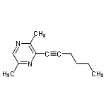 CAS#: 109191-81-3, 3-(1-Hexyn-1-Yl)-2,5-Dimethylpyrazine