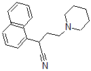 CAS#: 1092-11-1, 2-Naphthalen-1-Yl-4-Piperidin-1-Ylbutanenitrile