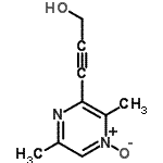 CAS#: 109224-36-4, 3-(3,6-Dimethyl-4-Oxido-2-Pyrazinyl)-2-Propyn-1-Ol