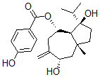 CAS#: 109517-72-8, [(3R,3aS,4S,7S,8aR)-3,7-Dihydroxy-8alpha-Methyl-6-Methylidene-3-Propan-2-Yl-2,3A,4,5,7,8-Hexahydro-1H-Azulen-4-Yl] 4-Hydroxybenzoate