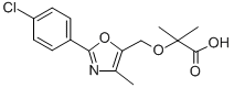 CAS#: 109543-76-2, 2-[[2-(4-Chlorophenyl)-4-Methyl-1,3-Oxazol-5-Yl]Methoxy]-2-Methylpropanoic Acid
