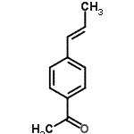 CAS 登录号：109586-46-1， 1-{4-[(1E)-1-丙烯-1-基]苯基}乙酮