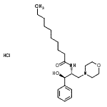 CAS 登录号：109836-82-0， N-[(1R,2R)-1-羟基-3-(4-吗啉基)-1-苯基-2-丙基]癸酰胺盐酸盐(1:1)