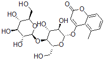 CAS#: 109974-31-4, 4-[(2S,3R,4R,5S,6R)-3,4-Dihydroxy-6-(Hydroxymethyl)-5-[(2S,3R,4S,5S,6R)-3,4,5-Trihydroxy-6-(Hydroxymethyl)Oxan-2-Yl]Oxyoxan-2-Yl]Oxy-5-Methylchromen-2-One