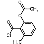 CAS#: 109987-15-7, 2-(Chlorocarbonyl)-3-Methylphenyl Acetate