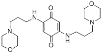 CAS#: 110052-34-1, 2,5-Bis(3-Morpholin-4-Ylpropylamino)Cyclohexa-2,5-Diene-1,4-Dione
