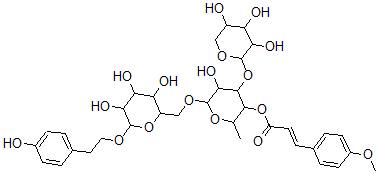 CAS#: 110267-42-0, [5-Hydroxy-2-Methyl-6-[[3,4,5-Trihydroxy-6-[2-(4-Hydroxyphenyl)Ethoxy]Oxan-2-Yl]Methoxy]-4-(3,4,5-Trihydroxyoxan-2-Yl)Oxyoxan-3-Yl] (E)-3-(4-Methoxyphenyl)Prop-2-Enoate