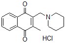 CAS#: 110278-78-9, 2-Methyl-3-(Piperidin-1-Ylmethyl)Naphthalene-1,4-Dione Hydrochloride