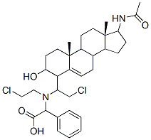CAS#: 110312-92-0, [(3S,10R,13S,17S)-17-Acetamido-10,13-Dimethyl-2,3,4,7,8,9,11,12,14,15,16,17-Dodecahydro-1H-Cyclopenta[a]Phenanthren-3-Yl] 2-[4-[Bis(2-Chloroethyl)Amino]Phenyl]Acetate