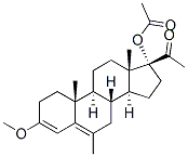 CAS#: 1104-99-0, [(8R,9S,10R,13S,14S,17R)-17-Acetyl-3-Methoxy-6,10,13-Trimethyl-1,2,7,8,9,11,12,14,15,16-Decahydrocyclopenta[a]Phenanthren-17-Yl] Acetate