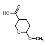 CAS#: 110407-56-2, 6-Methoxytetrahydro-2H-Pyran-3-Carboxylic Acid