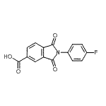CAS#: 110768-19-9, 2-(4-Fluorophenyl)-1,3-Dioxo-5-Isoindolinecarboxylic Acid