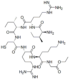 CAS 登录号：110786-25-9， 异亮氨酰-精氨酰-异亮氨酰-半胱氨酰-精氨酰-赖氨酰-甘氨酸乙酯