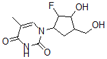 CAS#: 110864-91-0, 1-[2-Fluoro-3-Hydroxy-4-(Hydroxymethyl)Cyclopentyl]-5-Methylpyrimidine-2,4-Dione
