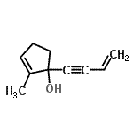 CAS#: 110890-55-6, 1-(3-Buten-1-Yn-1-Yl)-2-Methyl-2-Cyclopenten-1-Ol