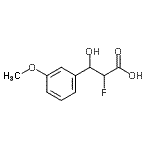 CAS#: 110915-68-9, 2-Fluoro-3-Hydroxy-3-(3-Methoxyphenyl)Propanoic Acid