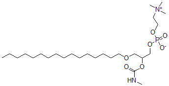 CAS#: 111057-91-1, [3-Hexadecoxy-2-(Methylcarbamoyloxy)Propyl] 2-Trimethylazaniumylethyl Phosphate