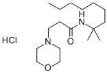 CAS 登录号：111091-26-0， N-(2-甲基壬烷-2-基)-3-吗啉-4-基丙酰胺盐酸盐