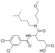 CAS#: 111106-24-2, 4-[(3,4-Dichlorobenzoyl)Amino]-5-(3-Methoxypropyl-(4-Methylpentyl)Amino)-5-Oxopentanoic Acid