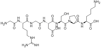 CAS#: 111119-28-9, Glycyl-L-Arginylglycyl-L-alpha-Aspartyl-L-Seryl-L-Prolyl-L-Lysine
