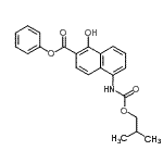 CAS#: 111130-87-1, Phenyl 1-Hydroxy-5-[(Isobutoxycarbonyl)Amino]-2-Naphthoate