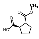 CAS#: 111138-44-4, (1R,2R)-2-(Methoxycarbonyl)Cyclopentanecarboxylic Acid