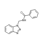 CAS#: 111184-75-9, N-(1H-Benzotriazol-1-Ylmethyl)Benzamide