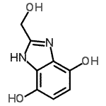 CAS 登录号：111210-09-4， 2-(羟基甲基)-1H-苯并咪唑-4,7-二醇