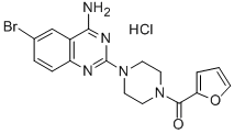 CAS#: 111218-73-6, [4-(4-Amino-6-Bromoquinazolin-2-Yl)Piperazin-1-Yl]-Furan-2-Ylmethanone Hydrochloride