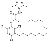 CAS#: 111253-92-0, N-(2,5-Dimethylpyrrol-1-Yl)-2-(2,4,6-Trichloro-3-Pentadecylphenoxy)Propanamide