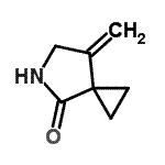 CAS 登录号：111291-56-6， 7-亚甲基-5-氮杂螺[2.4]庚烷-4-酮