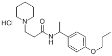CAS#: 111474-14-7, 3-Piperidin-1-Yl-N-[1-(4-Propoxyphenyl)Ethyl]Propanamide Hydrochloride