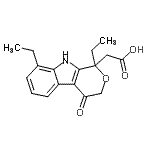 CAS#: 111478-86-5, (1,8-Diethyl-4-Oxo-1,3,4,9-Tetrahydropyrano[3,4-b]Indol-1-Yl)Acetic Acid