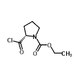 CAS#: 111492-60-5, Ethyl (2S)-2-(Chlorocarbonyl)-1-Pyrrolidinecarboxylate