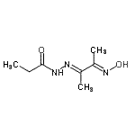 CAS#: 111544-84-4, N'-[(2E,3E)-3-(Hydroxyimino)-2-Butanylidene]Propanehydrazide