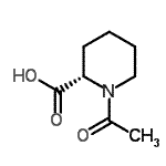 CAS 登录号：111555-81-8， (2S)-1-乙酰基-2-哌啶羧酸