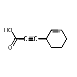 CAS 登录号：111598-97-1， 3-(2-环己烯-1-基)-2-丙炔酸