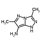 CAS#: 111628-46-7, 3,6-Dimethyl-1H-Pyrazolo[1,5-d][1,2,4]Triazol-7-Amine