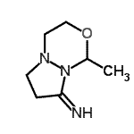 CAS#: 111677-95-3, 1-Methyltetrahydro-8H-Pyrazolo[1,2-c][1,3,4]Oxadiazin-8-Imine