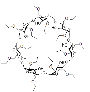 CAS#: 111689-03-3, 2,6-Di-O-ethyl-beta-cyclodextrin