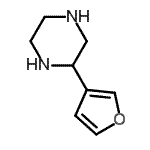 CAS#: 111781-44-3, 2-(3-Furyl)Piperazine